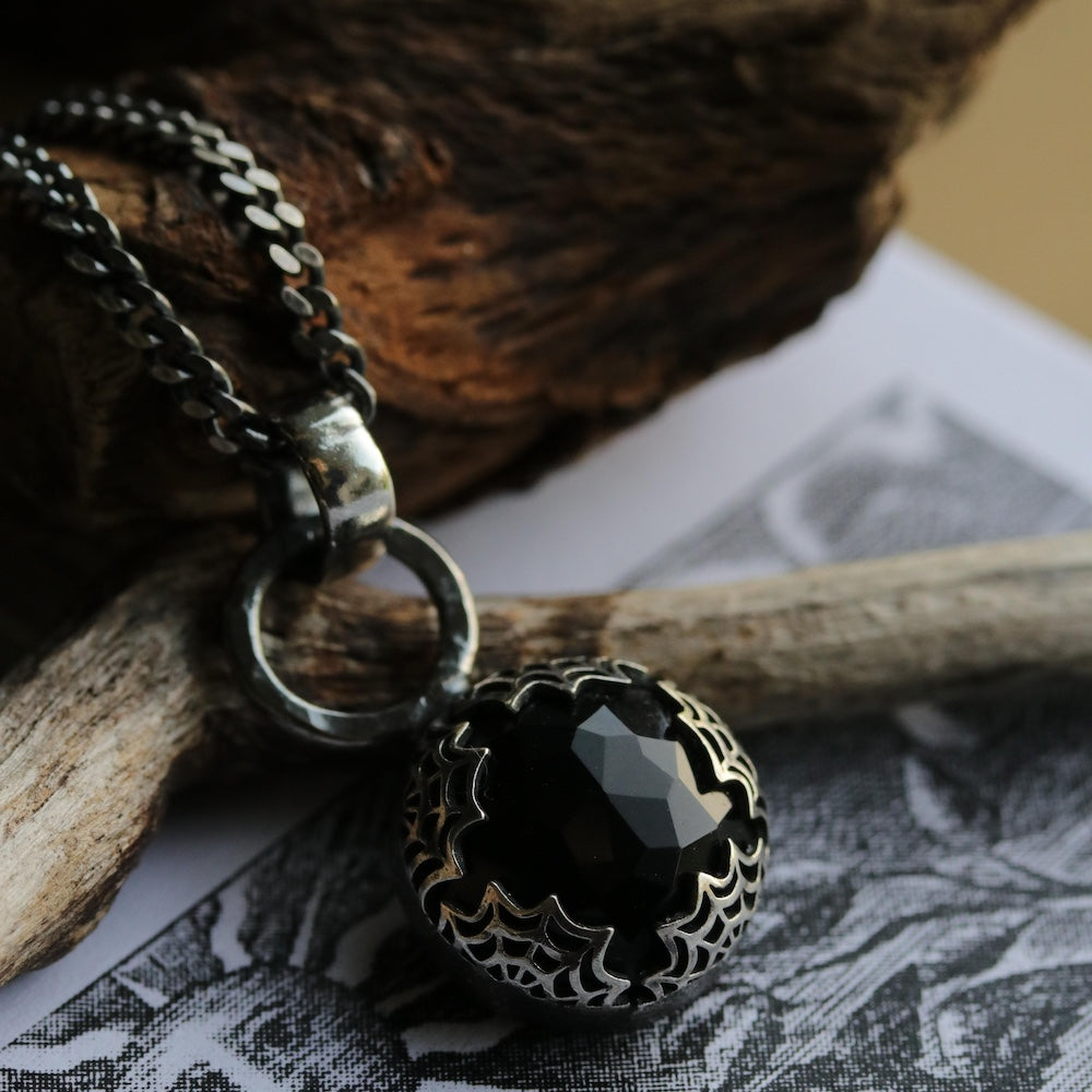 The Weaver - Onyx Pendant
