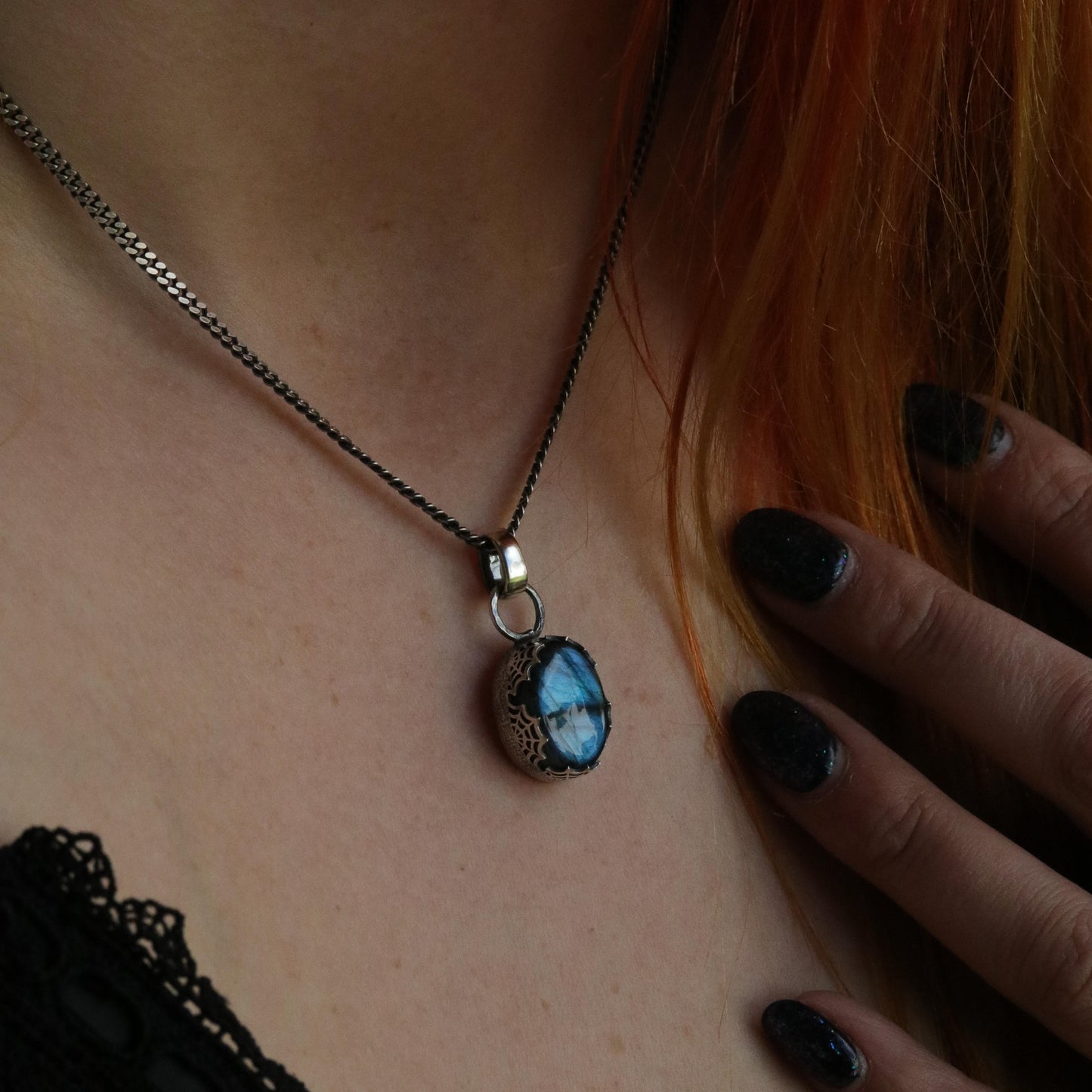 The Weaver - Labradorite pendant