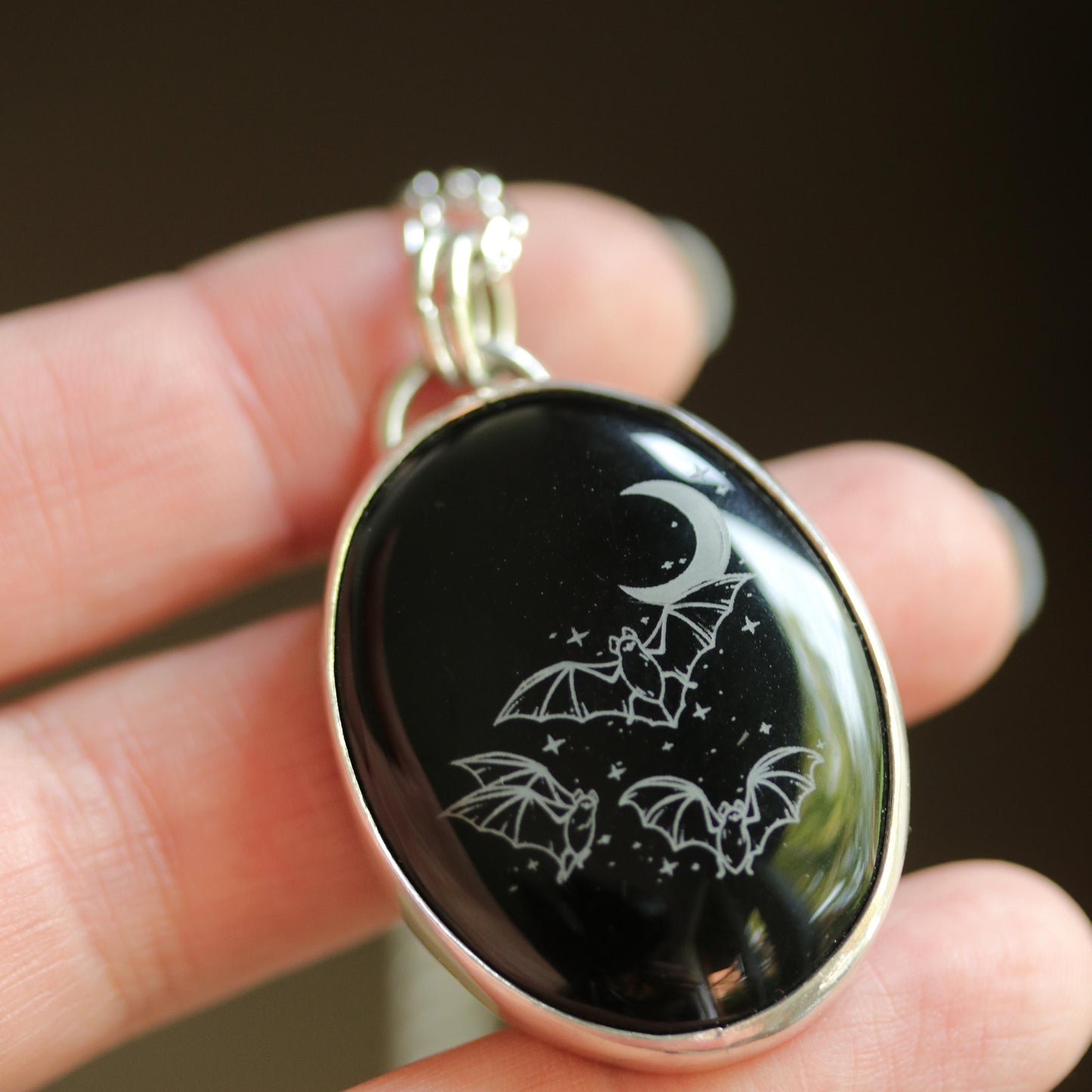 Night Queen - Onyx pendant
