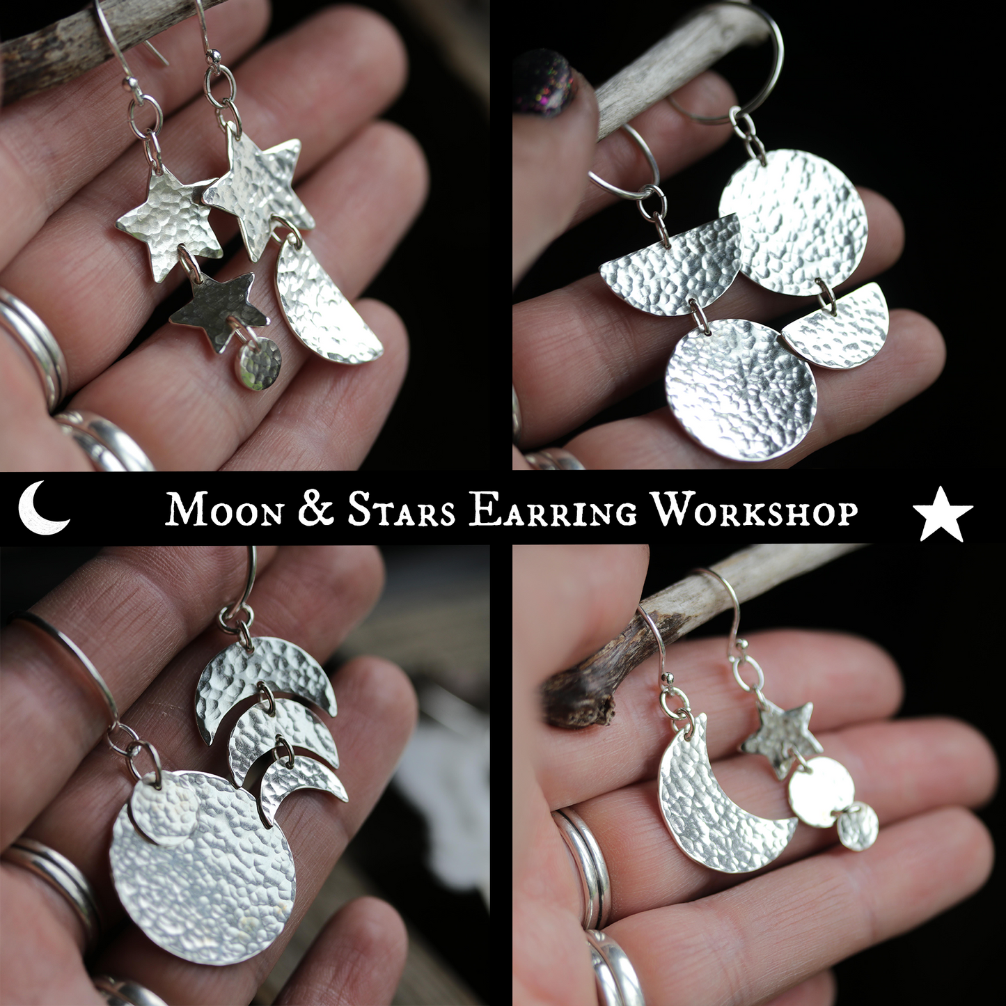 Sun 28th July - Moon & Stars Earring Workshop