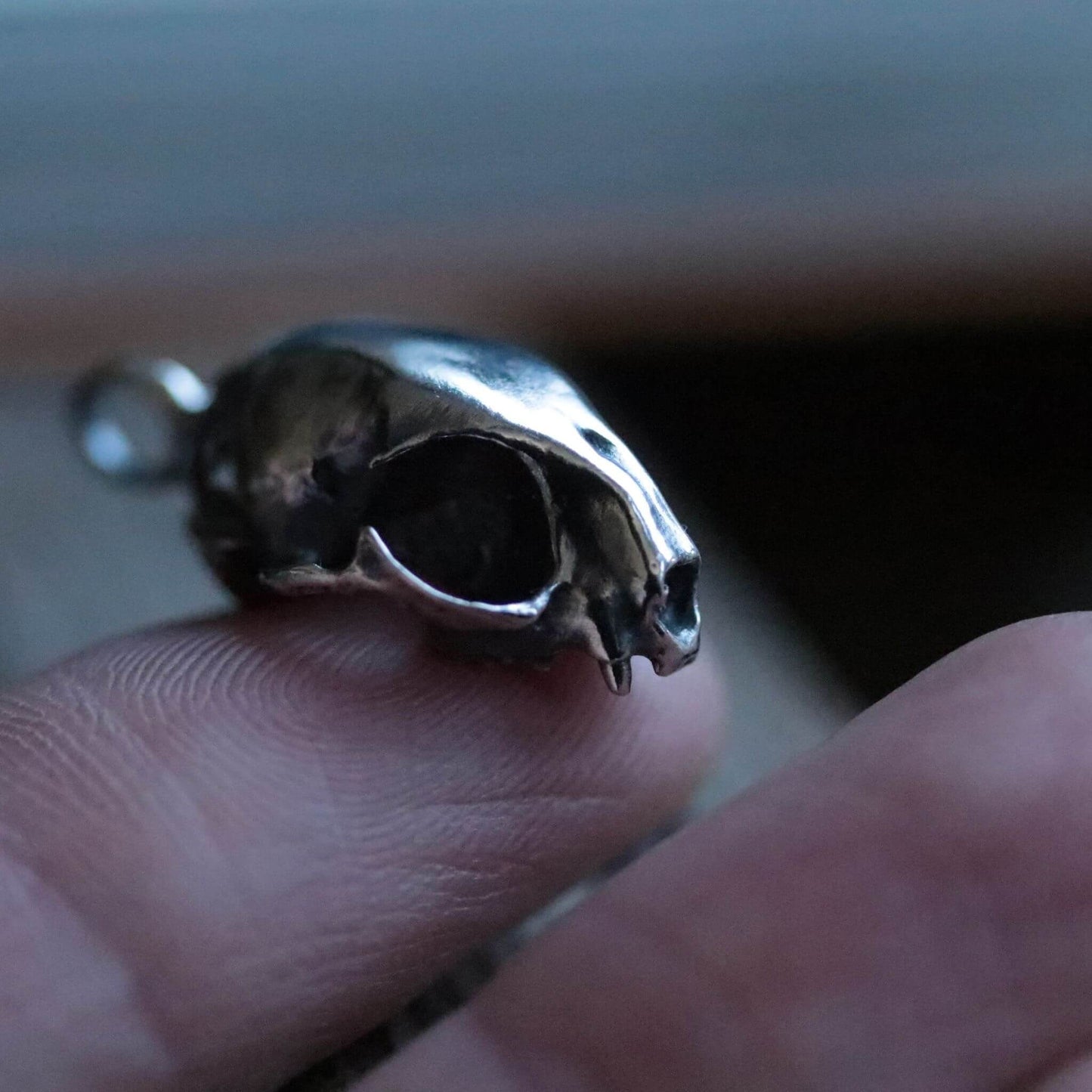 Freyja's Shadow - Cat skull Pendant