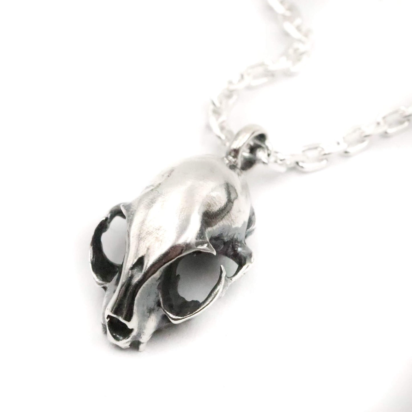 Freyja's Shadow - Cat skull Pendant