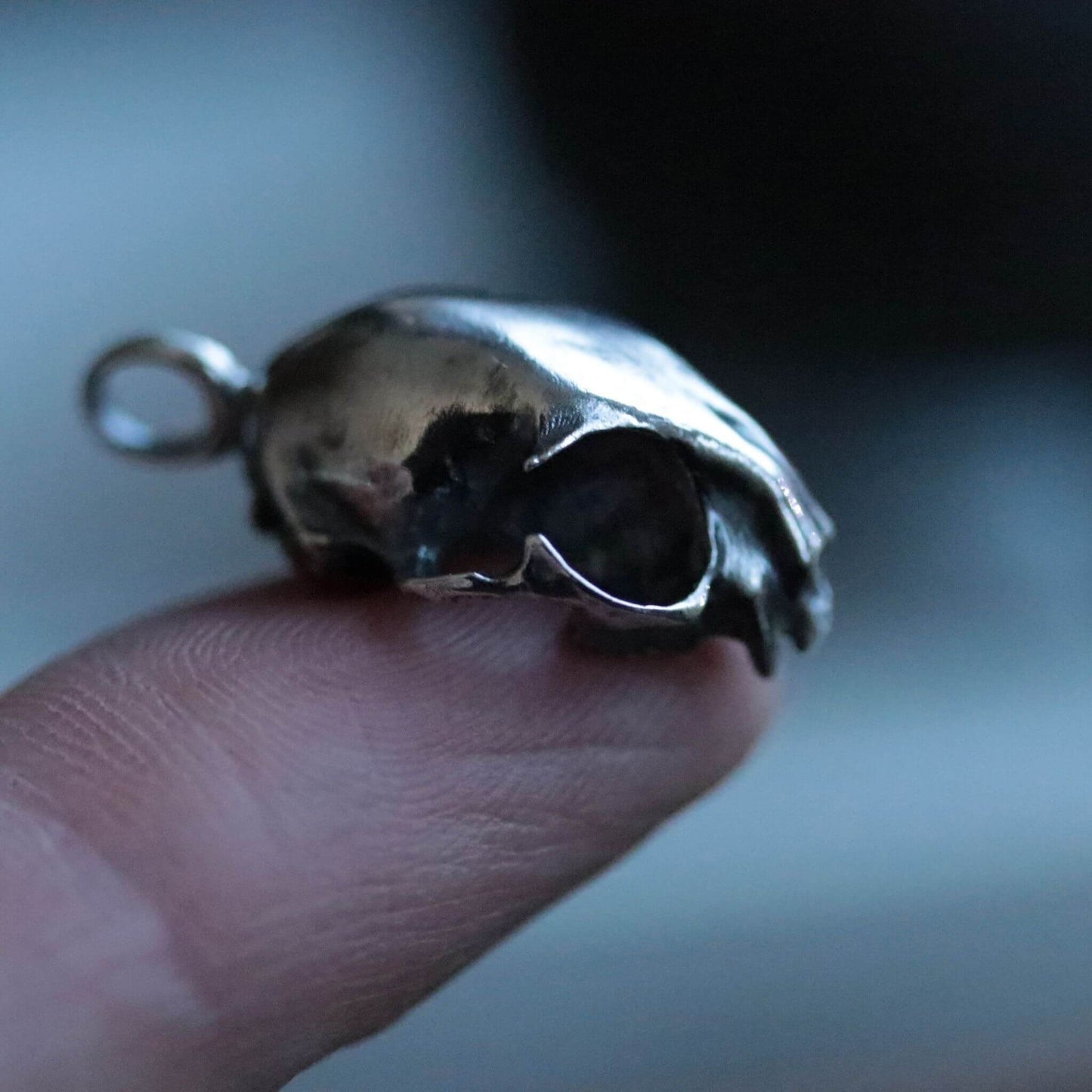 Freyja's Shadow - Cat skull Pendant