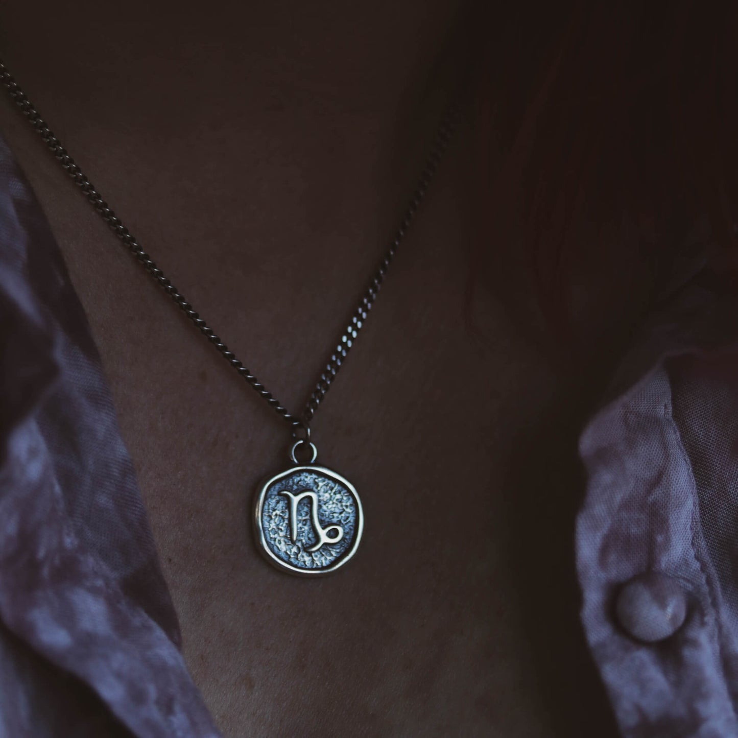 Capricorn / Earth Zodiac Pendant