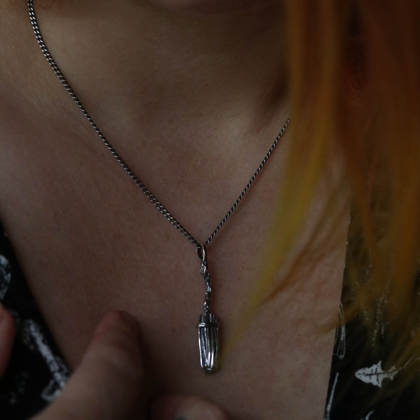 Witches Besom Necklace - Broomstick Pendant