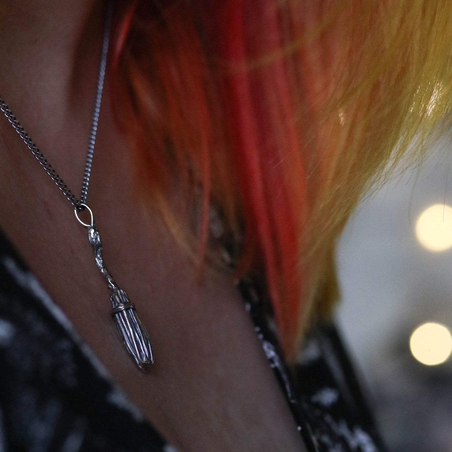Witches Besom Necklace - Broomstick Pendant