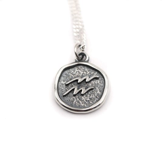Aquarius / Air Zodiac Pendant