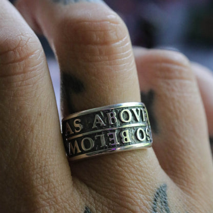 As Above, So Below Ring