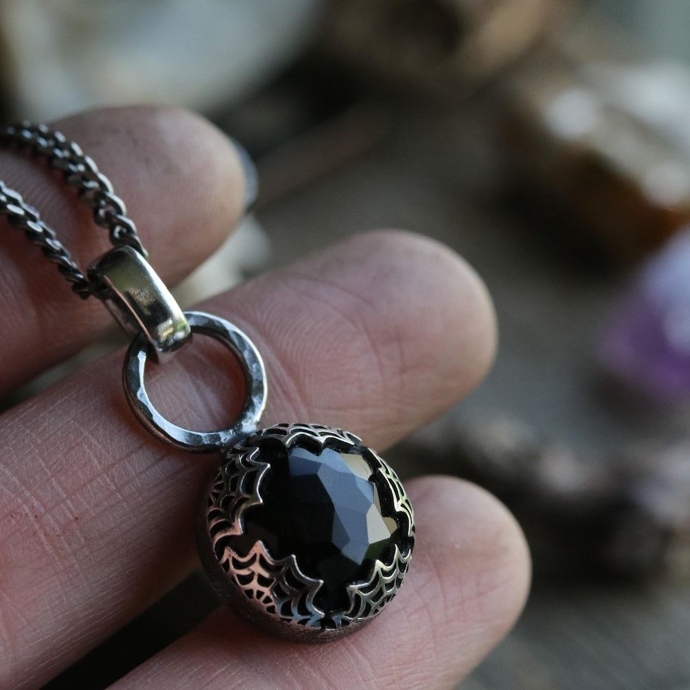 The Weaver - Onyx Pendant