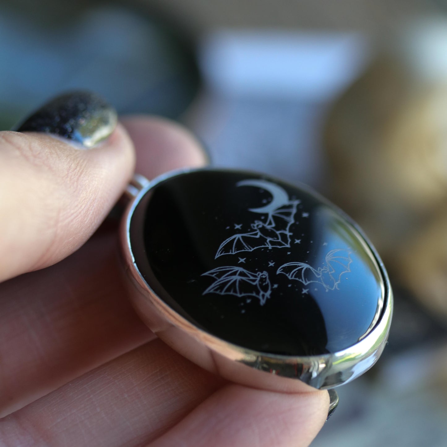 Night Queen - Onyx pendant