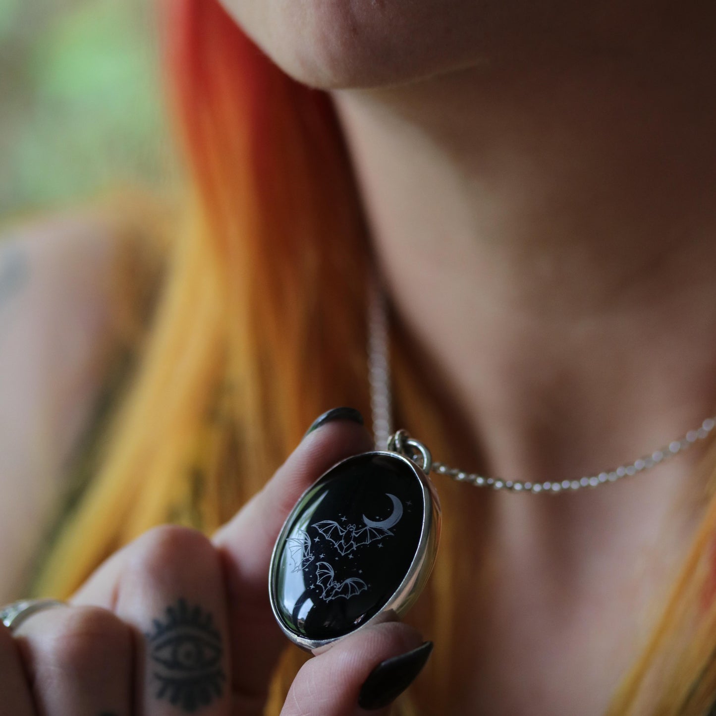 Night Queen - Onyx pendant