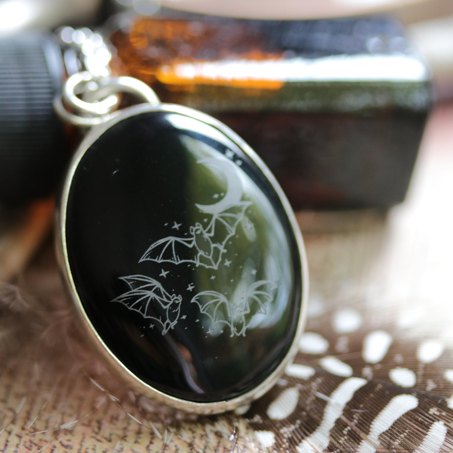Night Queen - Onyx pendant