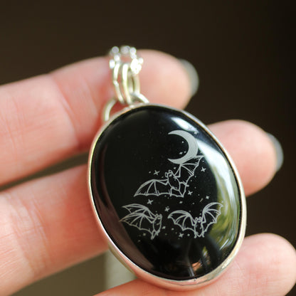 Night Queen - Onyx pendant
