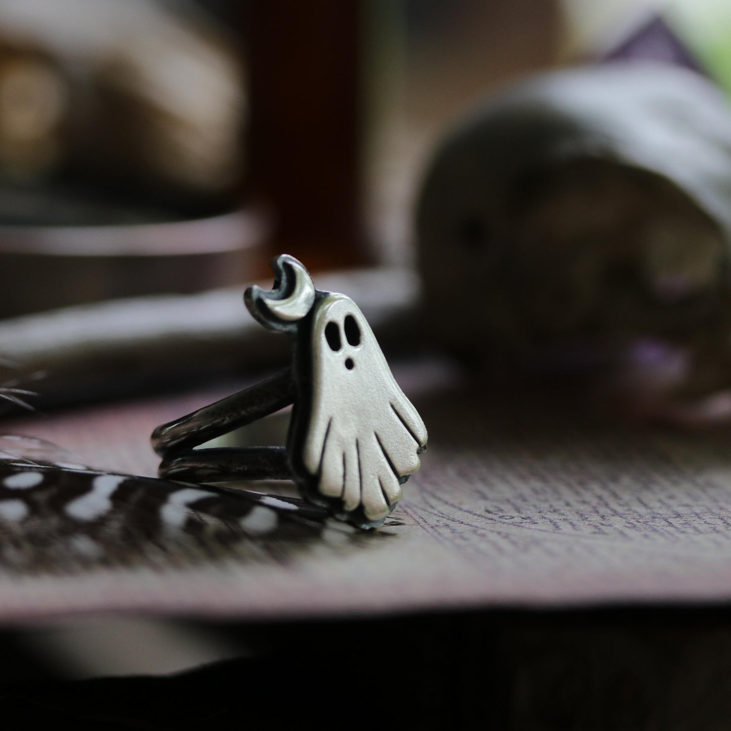 Ghost ring size UK O / US 7.5