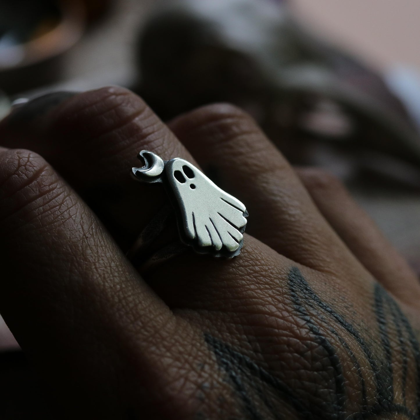 Ghost ring size UK O / US 7.5