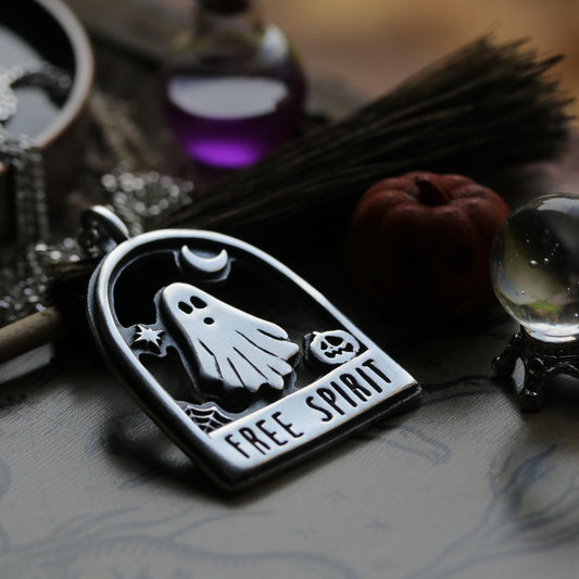 Free Spirit - Ghost pendant