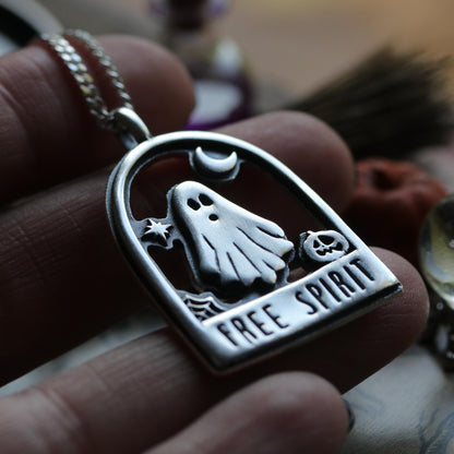 Free Spirit - Ghost pendant