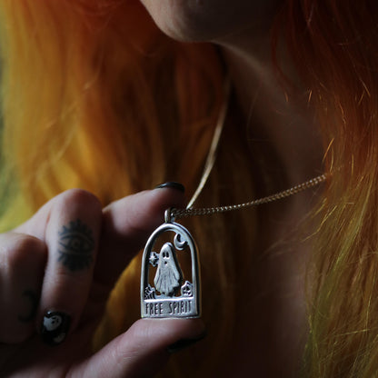 Free Spirit - Ghost pendant