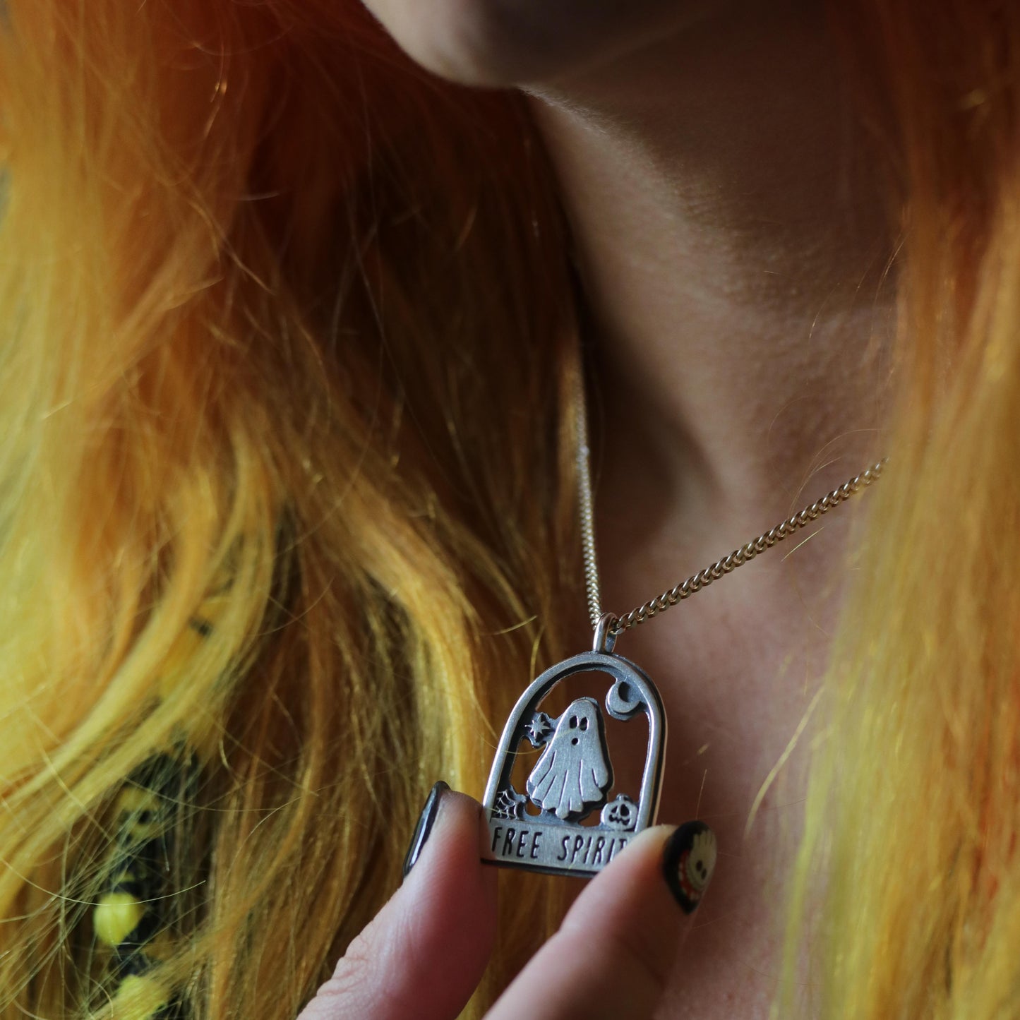 Free Spirit - Ghost pendant