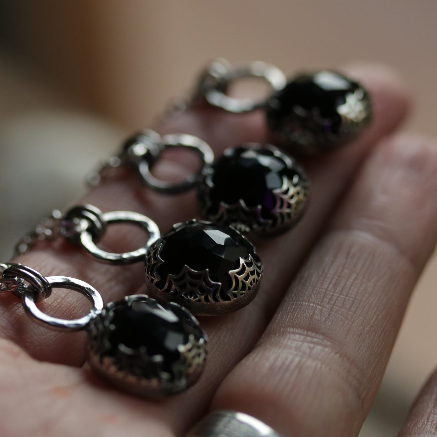 The Weaver - Onyx Pendant