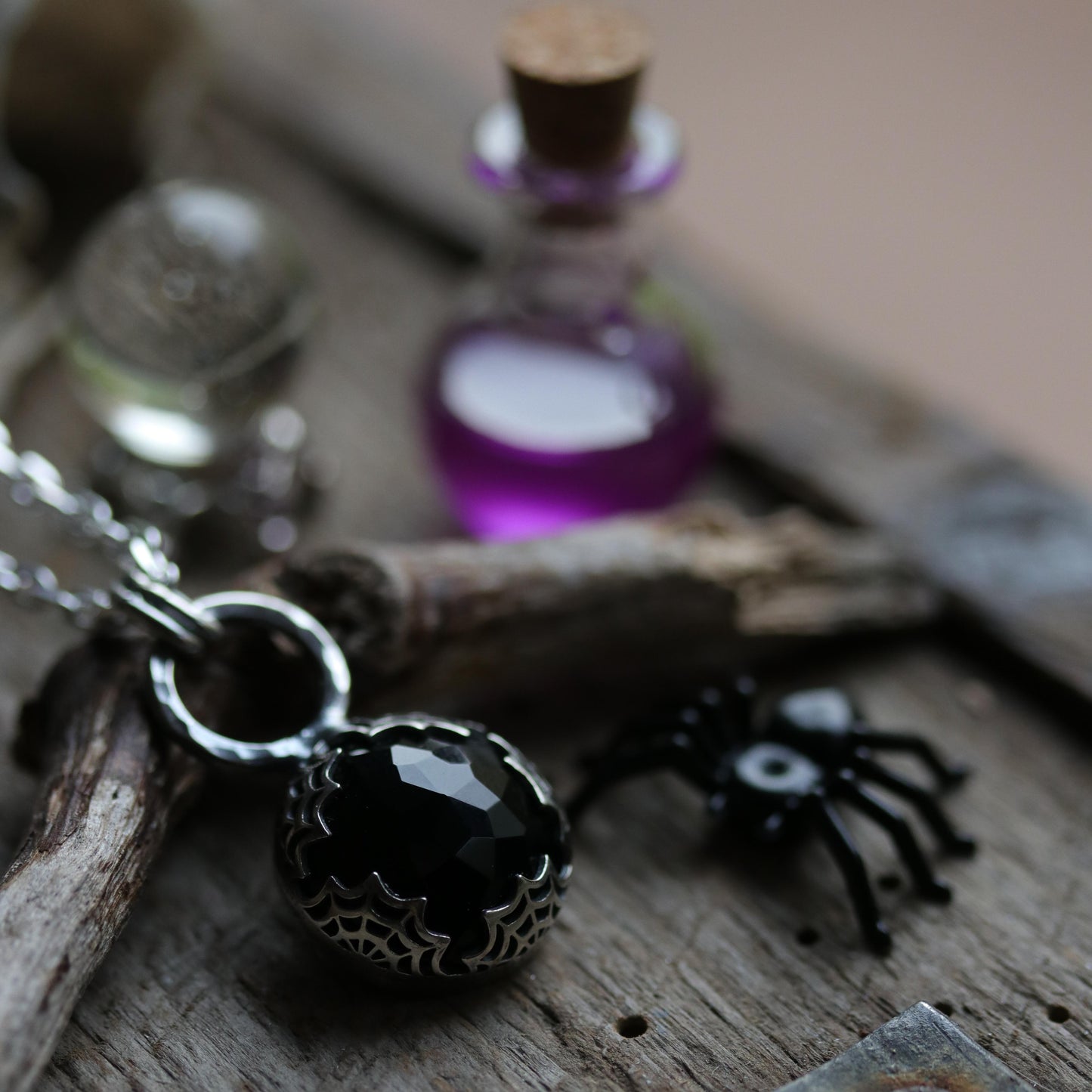 The Weaver - Onyx Pendant