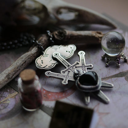 Three of Swords necklace