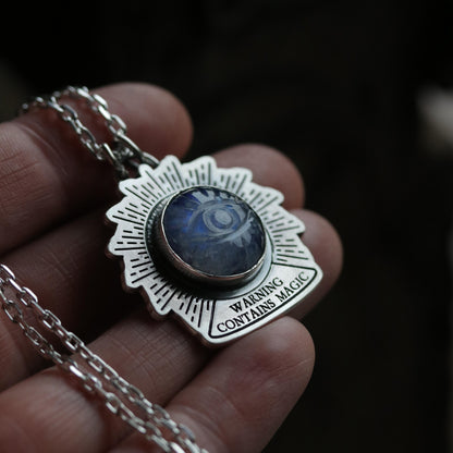 Moonstone Crystal Ball Pendant