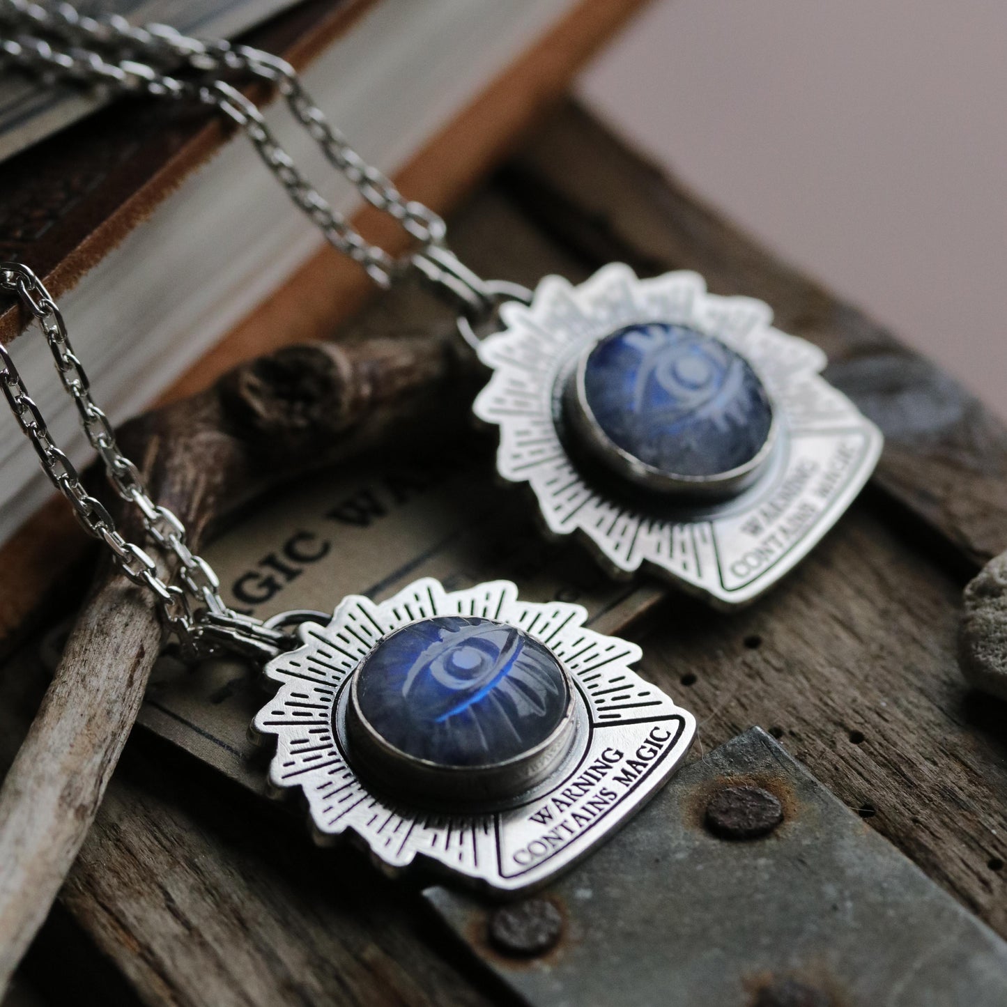 Moonstone Crystal Ball Pendant