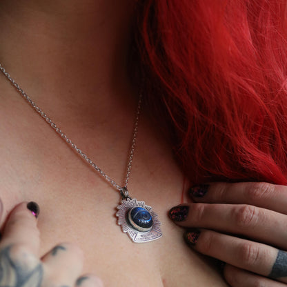 Labradorite Crystal Ball Pendant