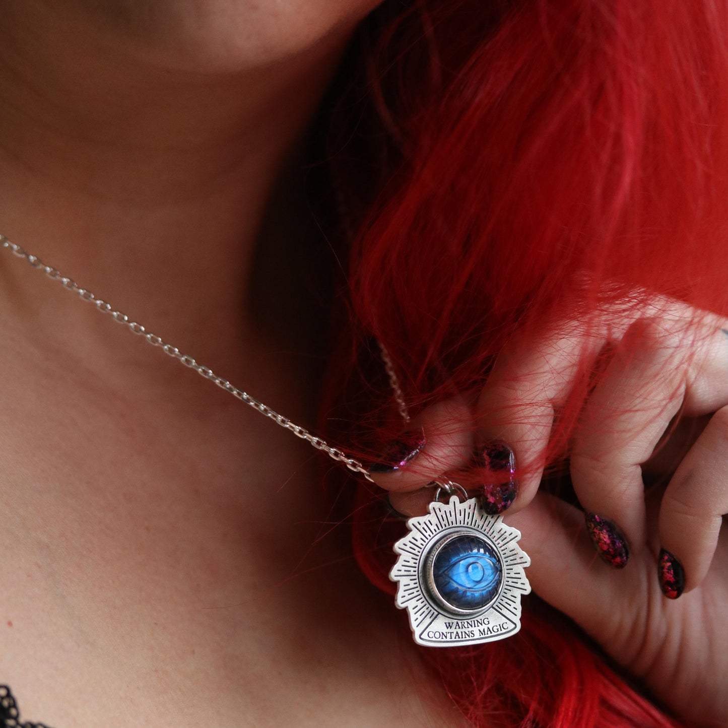 Labradorite Crystal Ball Pendant