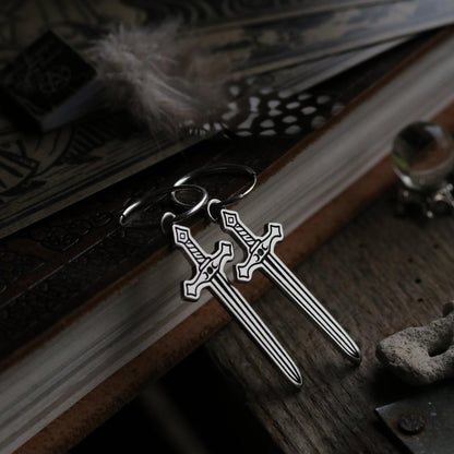 Sword earrings