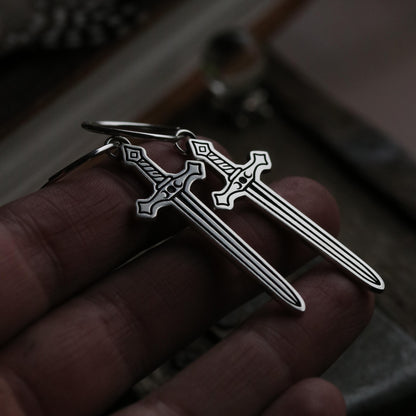 Sword earrings