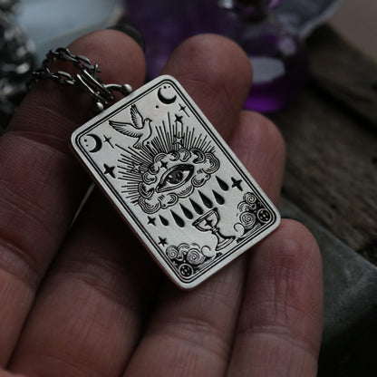 The grief card - pendant