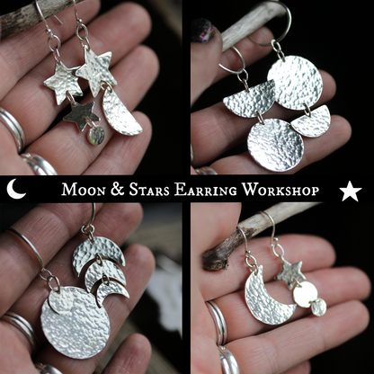 Sun 14th July - Moon & Stars Earring Workshop