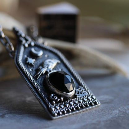 The Window to Midwinter - Onyx Necklace
