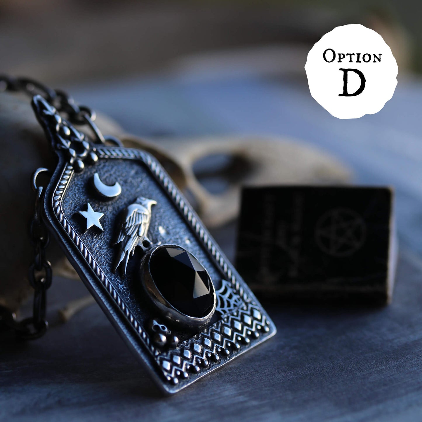 The Window to Midwinter - Onyx Necklace