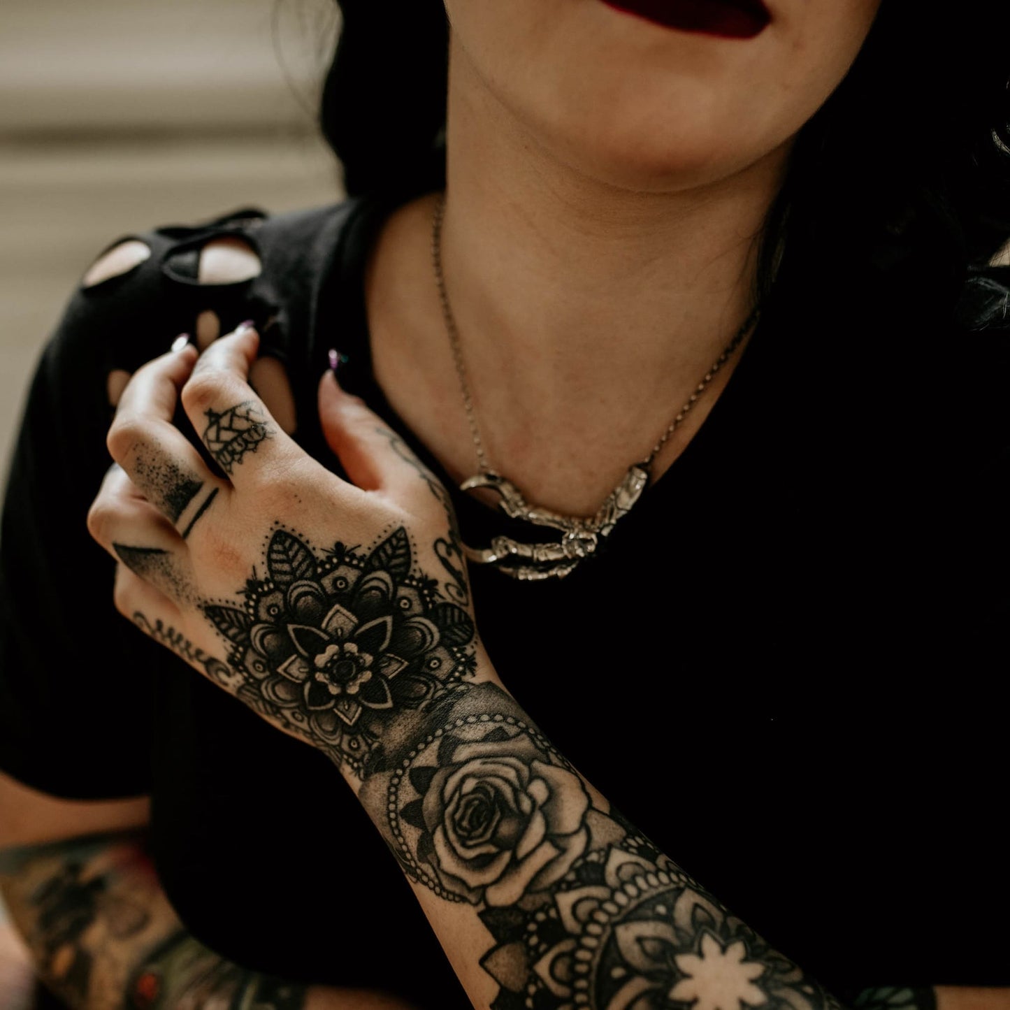 The Messenger - Raven Foot Pendant
