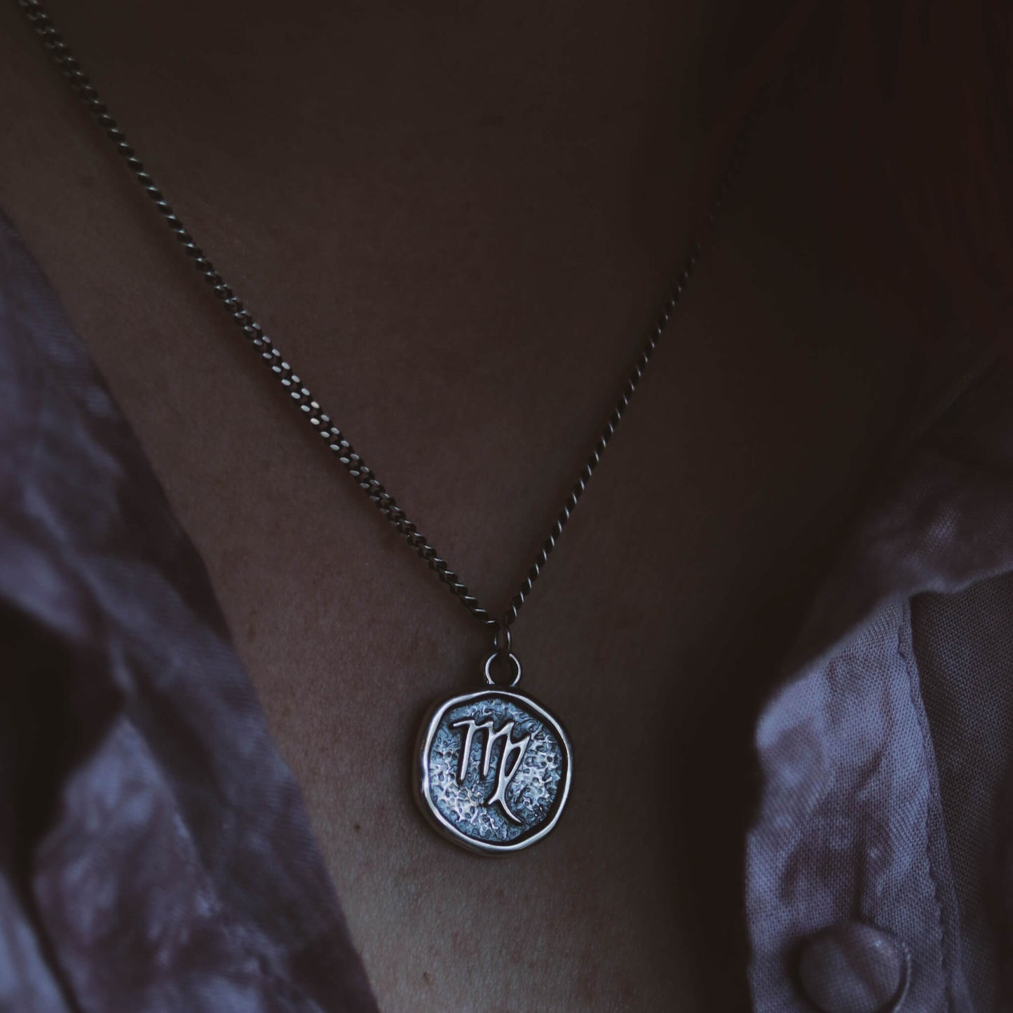 Virgo / Earth Zodiac Pendant
