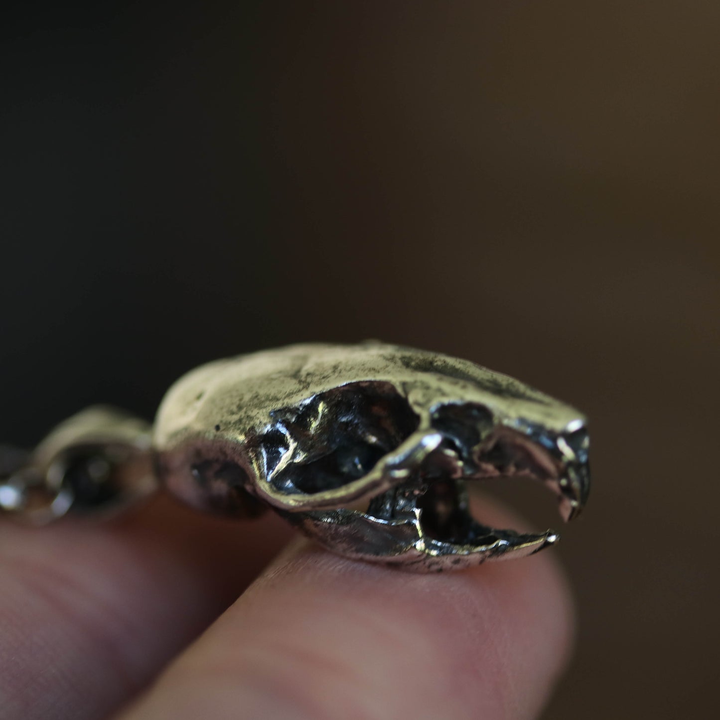 Mouse Skull Pendant