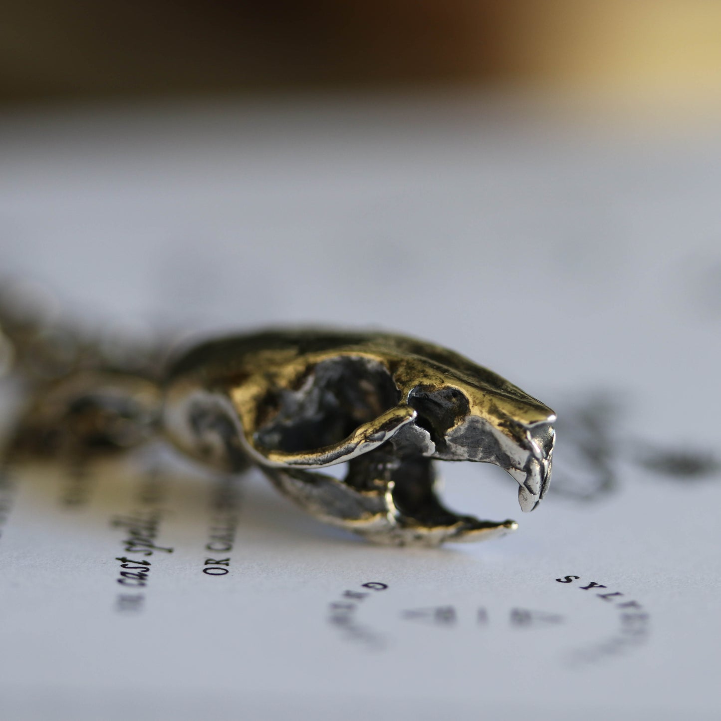 Mouse Skull Pendant