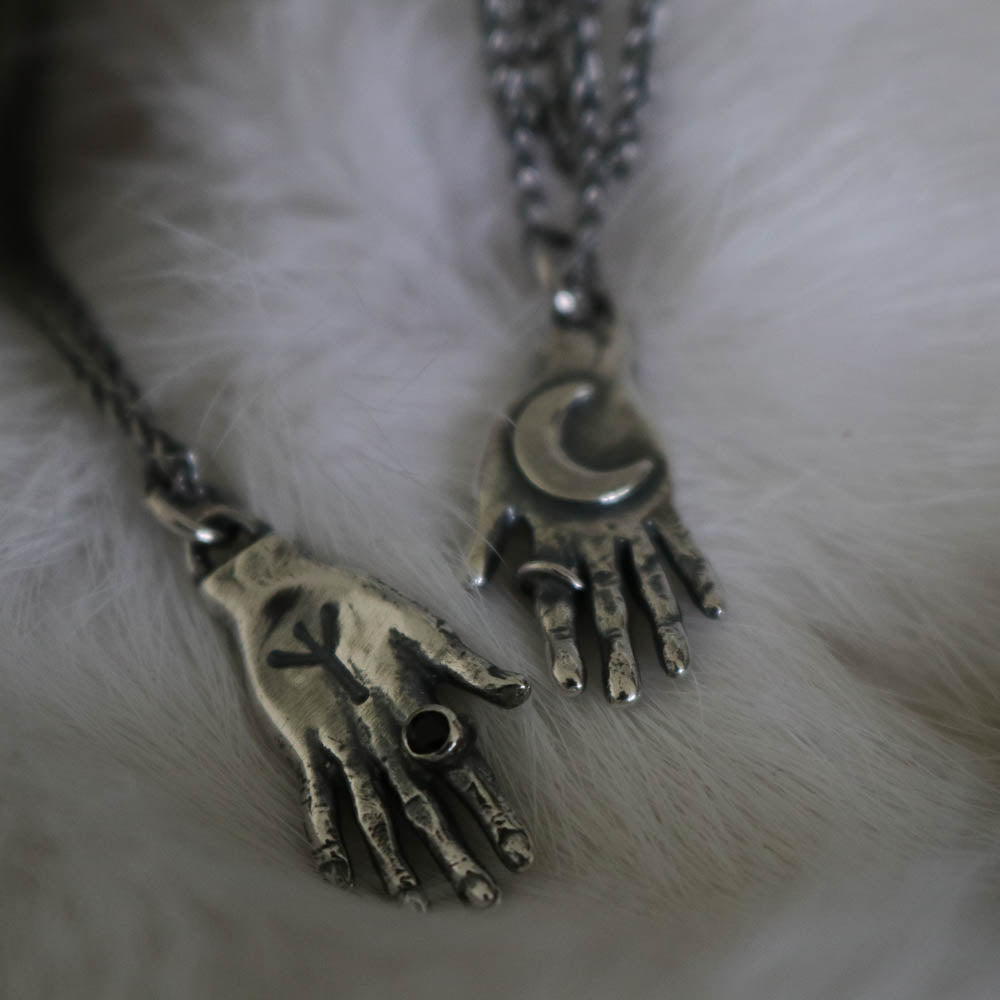 Supreme hand of protection pendant