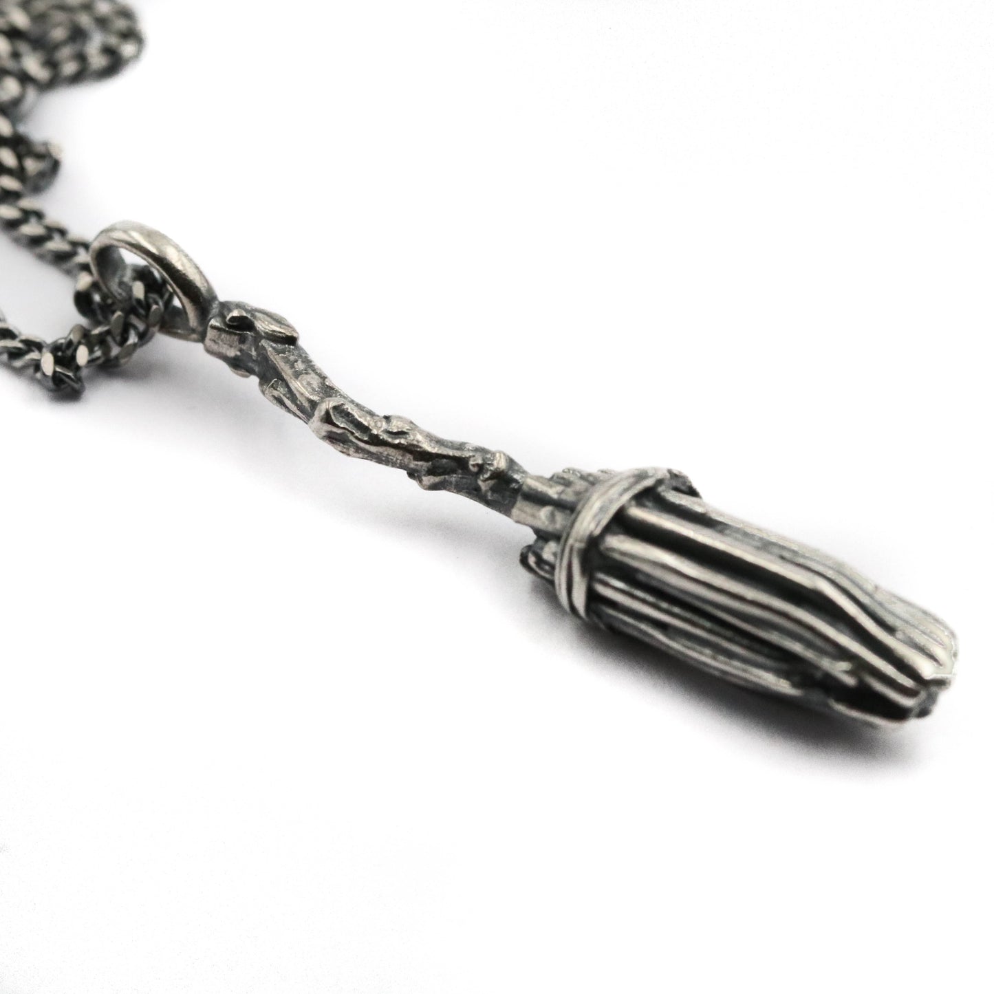 Witches Besom Necklace - Broomstick Pendant